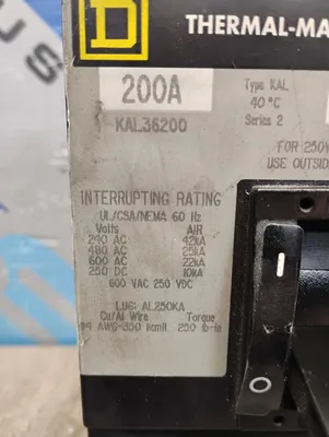 SQAURE D KAL36200 Electrical/PLC/Automation | ESS Industrial Equipment Sales (4)
