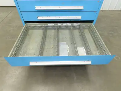 Nu-Era Modular Tool Storage Cabinet 10 Drawer 45x28x61" Stanley Vidmar Lista