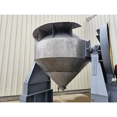 Used Patterson Stainless Steel Double Cone Blender - 75Cu/Ft