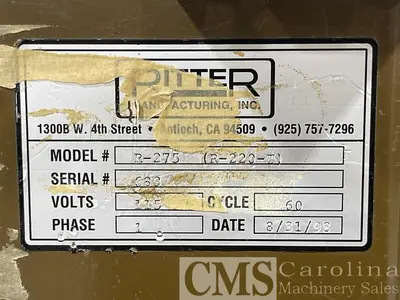 USED RITTER R 275 POCKET HOLE DRILL MACHINE