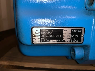 Delta Blower Type GM 60S, New Storeroom Spare