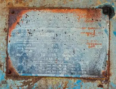Used FAILING L-100-CA 4-1/2" X 5" DUPLEX-PISTON MUD PUMP Piston Pumps Pennsylvania US | East West Machinery & Drilling #1417811