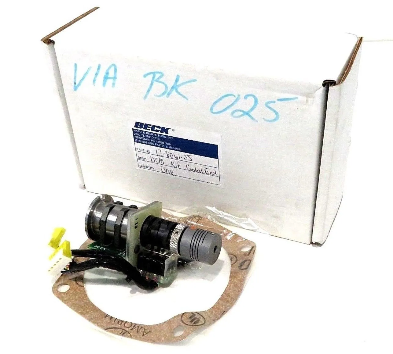 NEW BECK 12-8061-05 CONTROL END KIT 12806105