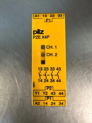 Pilz 777585 PZE X4P SAFETY RELAY 24VDC 4N/O 777585 (4.3.4)
