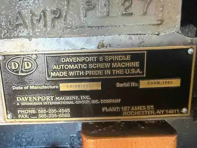 2021 DAVENPORT Hybrid Multi-Spindle Screw Machines (CNC) | Graff-Pinkert (23)