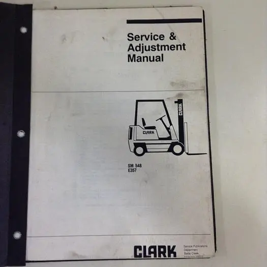 Used CLARK EQUIPMENT SM548 Manuals Michigan US | Ideal Machinery #567320