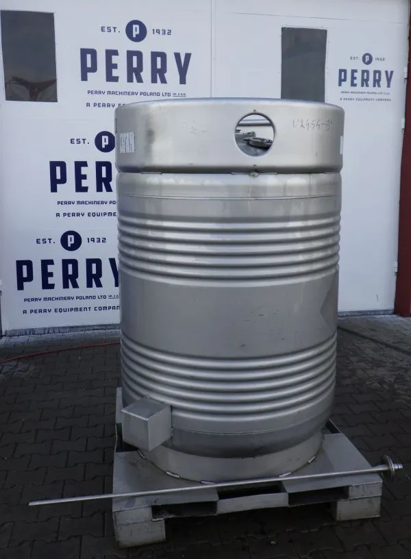 1363 L Used Vertical Stainless Steel Contact Parts Storage Tank/Barrel