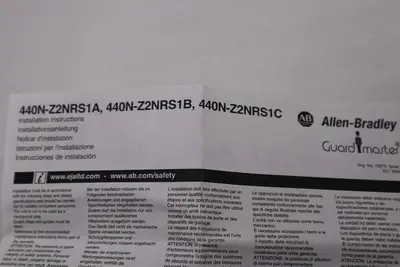 NEW OPEN BOX ALLEN BRADLEY AB 440N-Z2NRS1C GUARD MASTER STOCK L-518-C