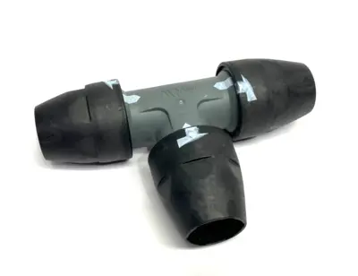 USED AIRNET EQUAL TEE SOCKET FITTING 25MM FOR AIR PIPE