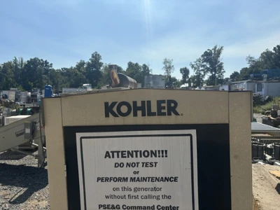 Kohler 60RZG 60 KW Gas Generator CNG / Propane GM 5.7 L gas engine 3 phase