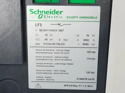 New | in-Stock SCHNEIDER ELECTRIC LF3 Switchgears British Columbia CA | Lenmark #238874