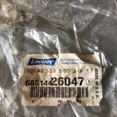 New | in-Stock Lovejoy C226 x 2-3/8 Tooling & Accessories (Other) California US | Davliegogo LLC #1706455