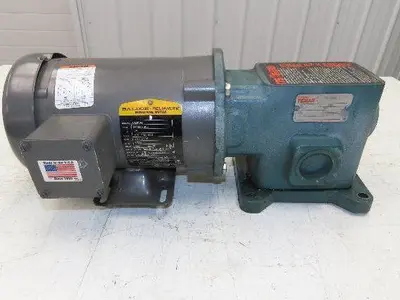 Dodge Baldor MR94868 Gear Motor 25:1 Reducer 69 RPM 3/4Hp 230/460V 3PH LH 56C
