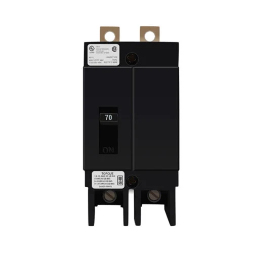 Eaton GHB2080 Circuit Breaker, Type GHB, 80A, 2-Pole, 480Y/277 Vac [New]