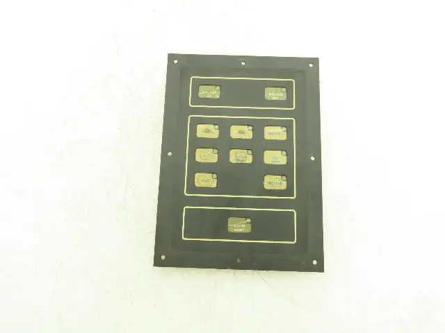 Cincinnati Milacron 3-525-0952A Operator Interface Panel 11-Button Rev. B GT2