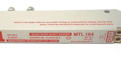 NEW MEASUREMENT TECHNOLOGY MTL-164 SAFETY BARRIER MTL164