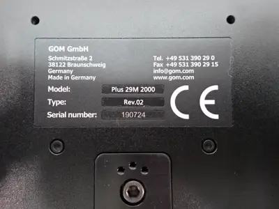 Used GOM GMBH PLUS 29M 2000 3D Scanners Ohio US | HGR 24 #903176