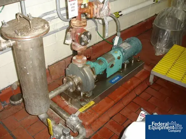 Used Durco 1.5" X 1" X 8" DURCO CENTRIFUGAL PUMP, DC2 ALLOY, 1 HP Pumps Ohio US | Federal Equipment Company 1 #125270