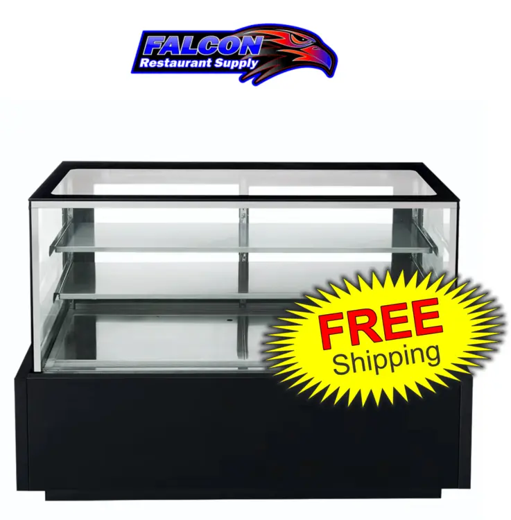 New | in-Stock Dukers New Dukers DDM60R - Straight Glass 60" Cake Showcase Display Refrigerators Illinois US | Falcon Restaurant Supply #1376340