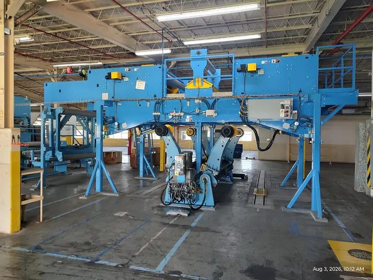Used BW PAPERSYSTEMS / MARQUIP UNWIND & D2 SPLICER Corrugating Line Roll Stands Pennsylvania US | Global Equipment International, LLC #1351941