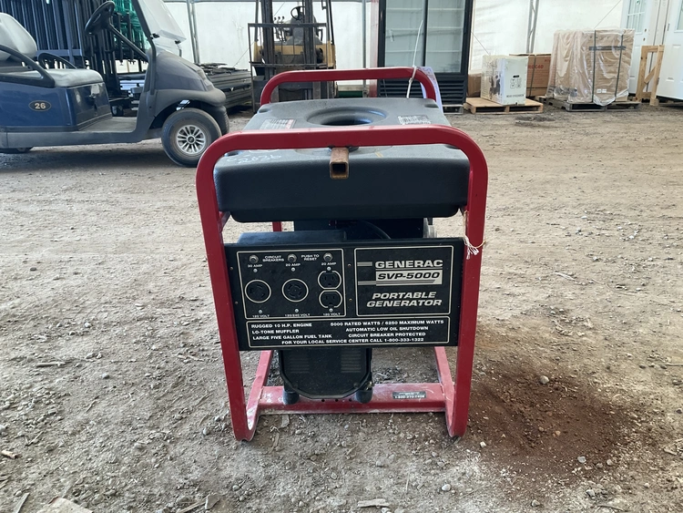 Used GENERAC SVP-5000 Portable Generators Michigan US | Miedema Asset Management Group #1320470