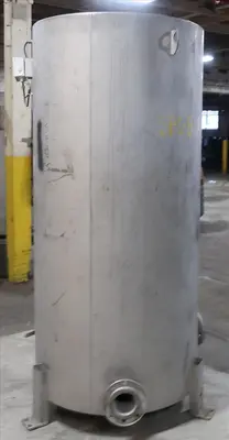 SPC8687  Tank 350 gallon vertical tank, Stainless Steel, flat
