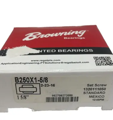 NEW BROWNING B250X1-5/8 BEARING B250X158