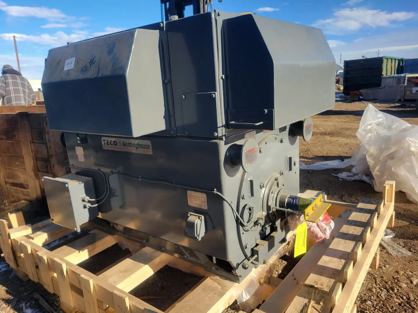 900 hp, 2300 volts, 3570 rpm, Electric Motor Type AMCA-UZ