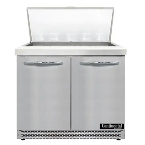 Continental SW36N15M-FB 36" Sandwich/salad Prep Table W/ Refrigerated Base, 115v