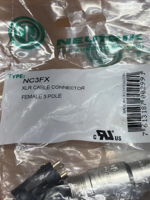 NEW Neutrik NC3FX