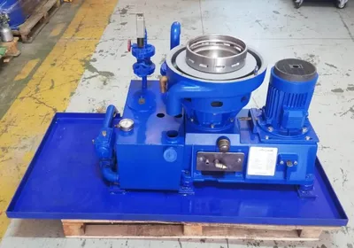 Alfa-Laval MMPX 404 SGP-11 oil purifier skid, 316SS.
