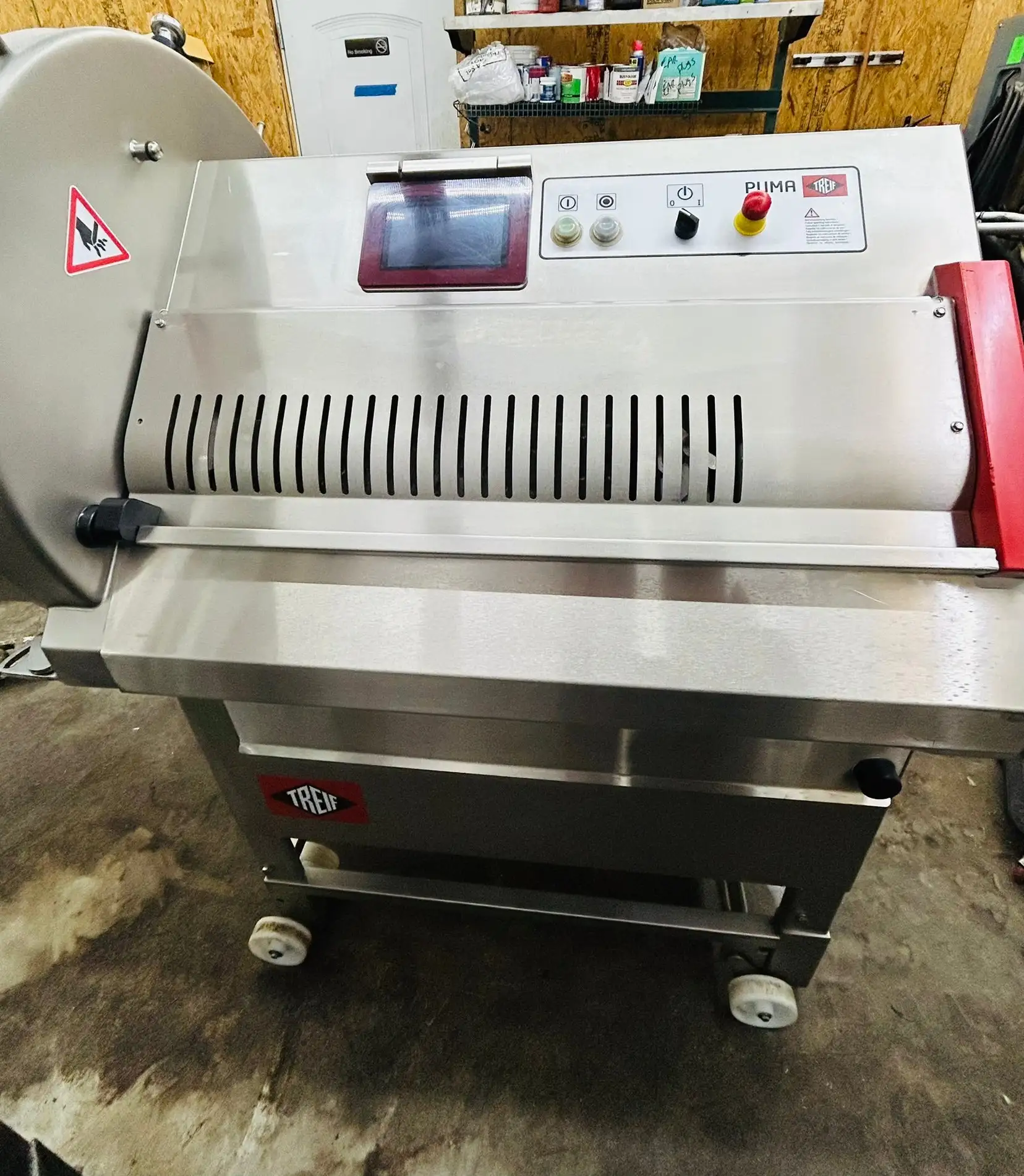 Treif Puma 700 EB Horizontal Meat Slicer W/ Conveyor Fully Refurbished