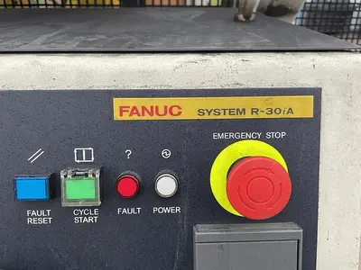 Used 2008 FANUC M10IA DUAL ARM ROBOTIC FOAM CELL WITH A/B SIDED INDEX TABE/ COULD CONVERT TO WELD CELL Robotic Welding Cells | Harbor Machinery Inc. #1283347
