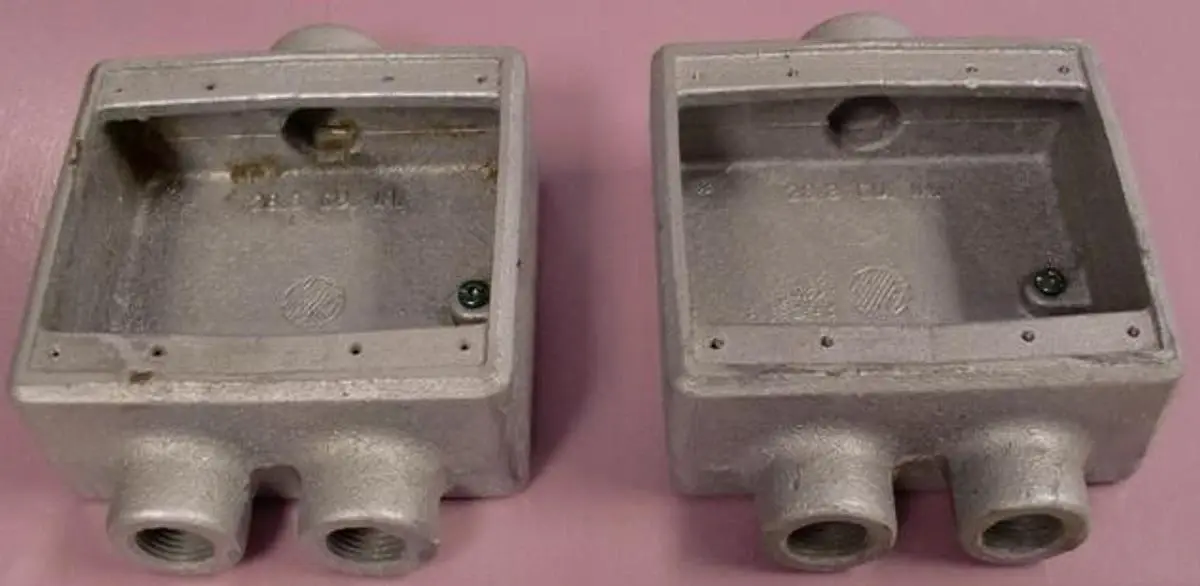 QTY. 2. CROUSE-HINDS 28.3 CU. IN. EXPLOSION PROOF ...