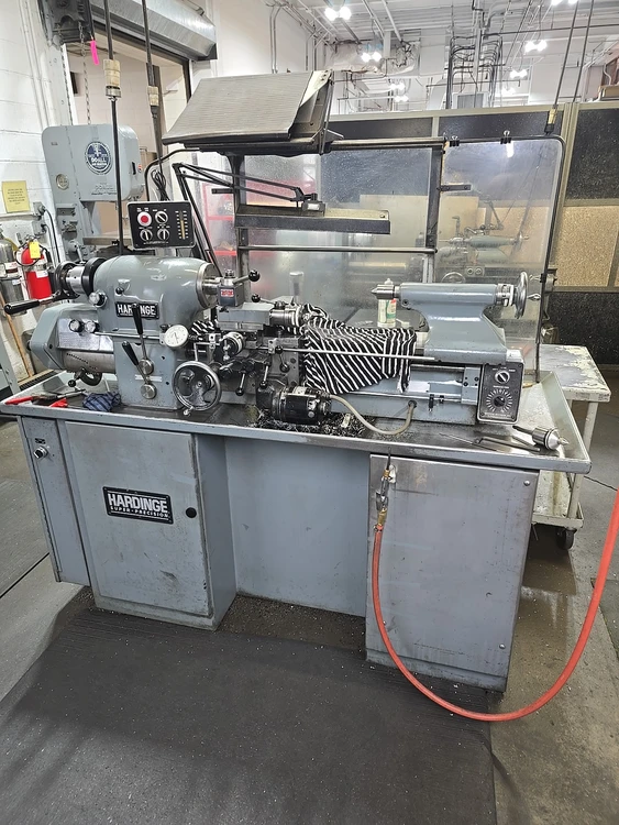 Used 1980 Hardinge HLV-EM, Inch/Metric, Vari-Speed, Precision Lathes New Jersey US | Machinery Values #1441645