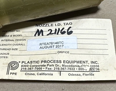 NEW Plastic Process Equipment M21166