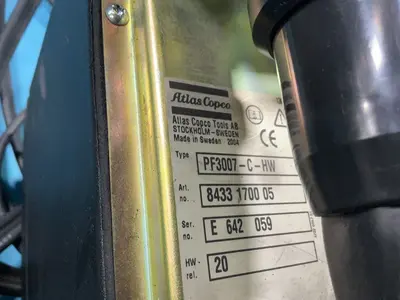 Used ATLAS COPCO PF3007CHW Tooling & Accessories (Other) Ohio US | HGR 24 #1445972