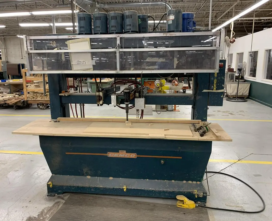 CEMCO MVB-84, 84", 6-SPINDLE VERTICAL BORING