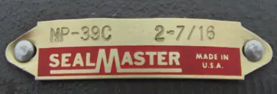 NEW SEAL MASTER NP-39C PILLOW BLOCK BEARING GEN GOLD SET SCREW 2-7/16" NP39C
