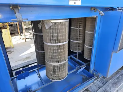 1997 24,000 CFM Filter 1 Dustron DB-12 Dust Booth | Dual 15HP (30HP) | 24’ Work Zone