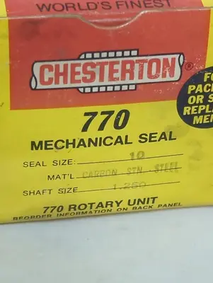 New | in-Stock CHESTERTON 770 Seals & Gaskets Ohio US | Surplus Asset Holdings #1508123