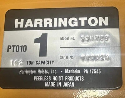 NEW Harrington PTF2-711201