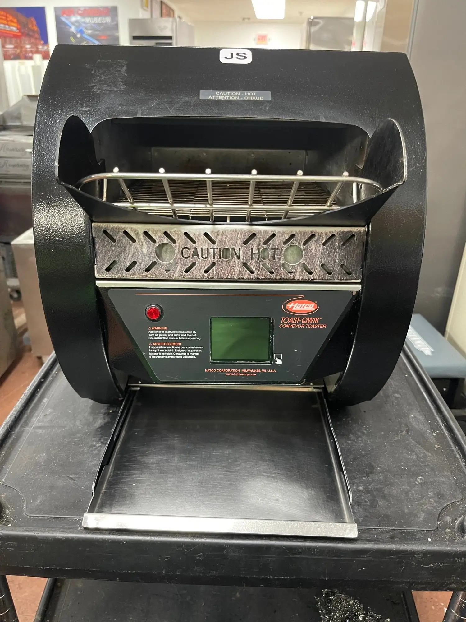 Used Hatco Used Hatco TQ3-900H Toast-Qwik Conveyor Toaster 208V 900 Slices Per Hour - JS Conveyor Ovens Illinois US | Falcon Restaurant Supply #1376117