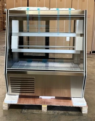 171-0017 48” Fresh Meat & Seafood Full Service Self Contained Display Cooler