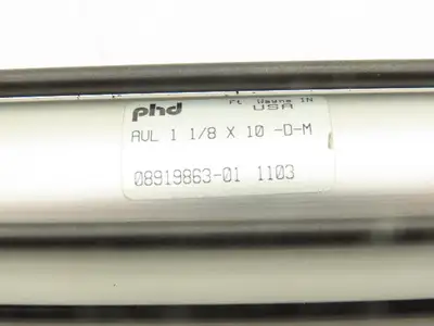 PHD AUL 1 1/8 X 10 -D-M Pneumatic Air Cylinder 1-1/8" Bore 10" Stroke