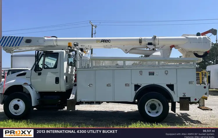 Used 2013 INTERNATIONAL 4300 UTILITY BUCKET Bucket (boom) trucks Virginia US | Proxy Equipment #1377842
