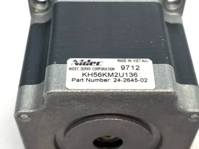 USED NIDEC HYBRID STEPPER MOTOR, 2-PHASE, 1.8° STEP 24-2645-02
