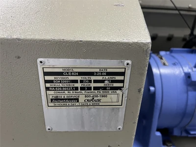 8" x 24" Conair Granulator, Model CLS 824, 5Hp