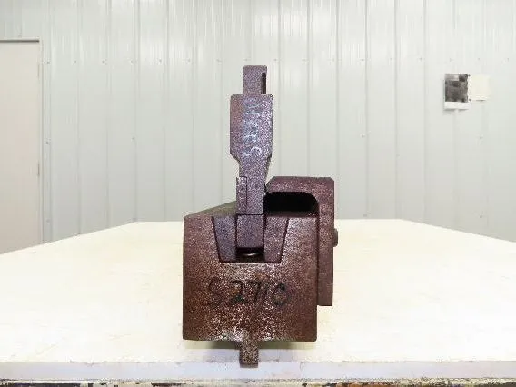 Press Brake U Punch Die Set 50-13/16" Long 3/4" OD 3/8" Deep Safety Tang