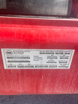Used 2024 MEC 34J Telescopic Boom Lifts Florida US | Stack Equipment #1362075